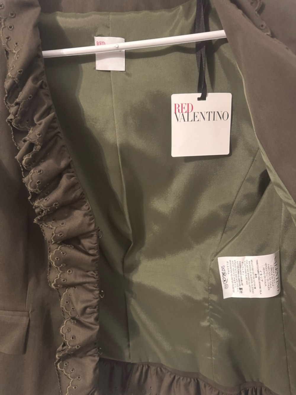RED Valentino Ruffle Blazer 🤍 - Picture 6 of 8